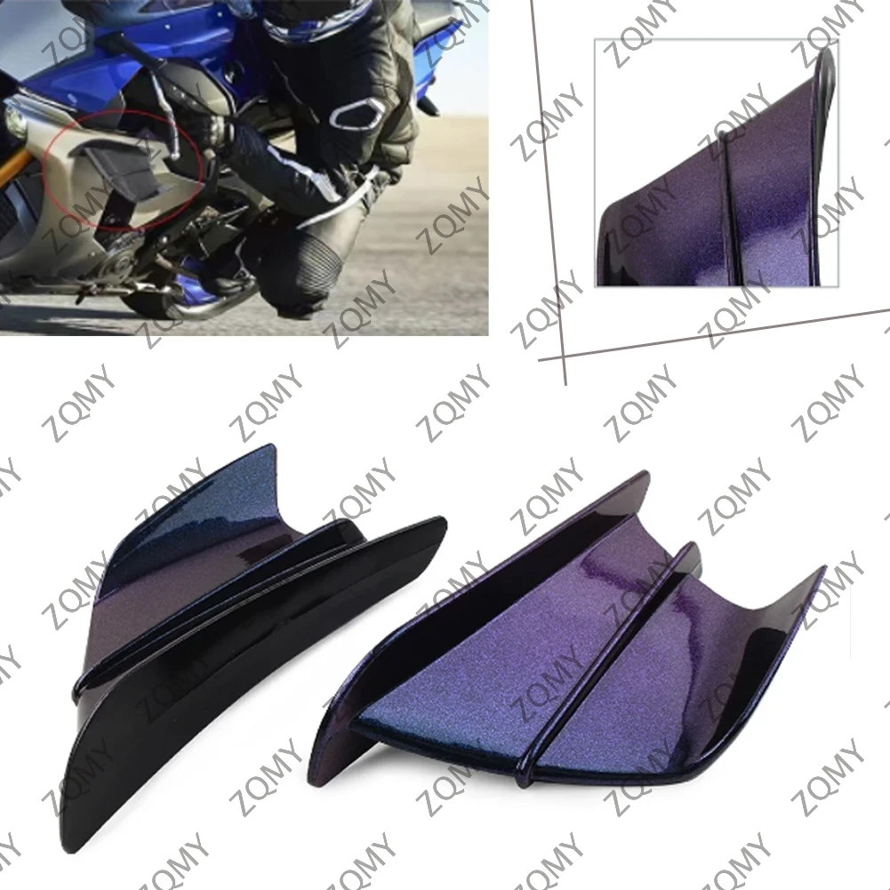 

2Pcs Universal Motorcycle Winglet Aerodynamic Wing Kit Spoiler For Honda CBR650R CBR650F CBR500R CBR1000RR