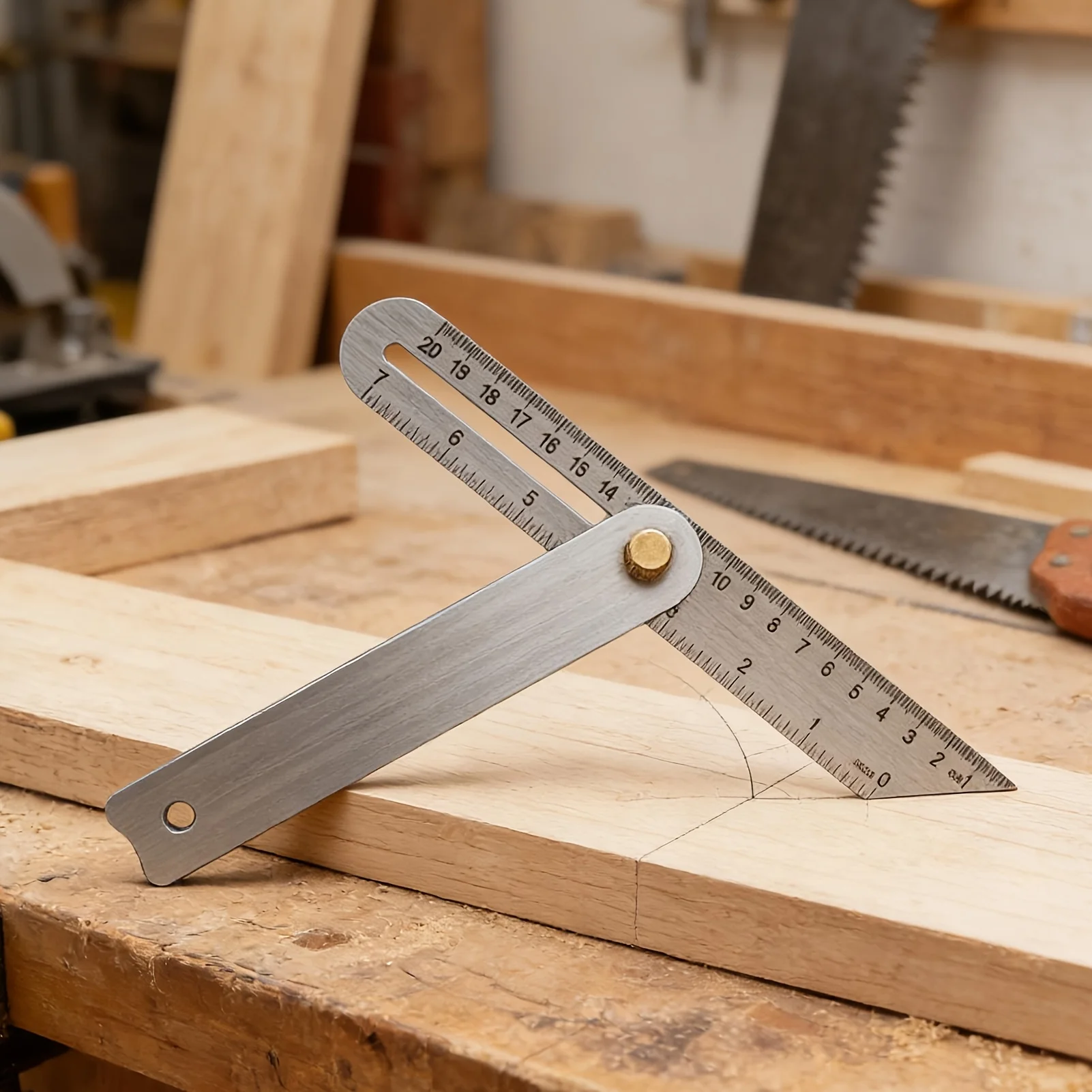

Woodworking Measuring Ruler Professional Carpenter Layout Rule Precision Measuring Tool for Carpenters Craftsmen Home DIY