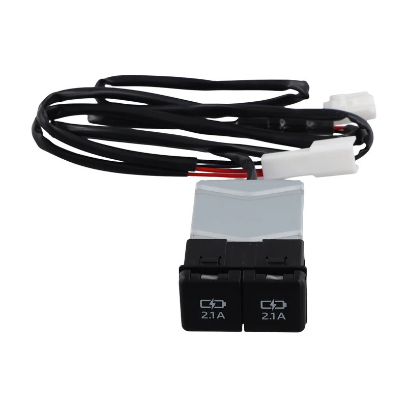 

USB Quick Charger For Toyota Sienna Camry Highlander Corolla RAV4 Land Cruiser 70 2018-2022