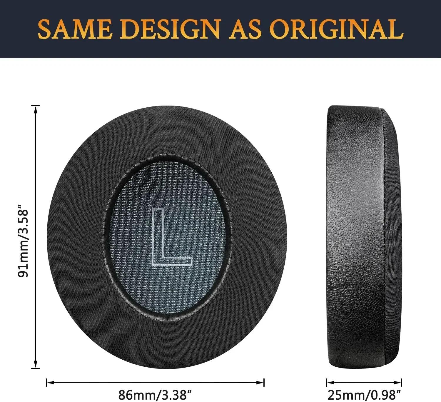 Earpads for Anker Soundcore Life Q30/Q35 Headphones, Ear Pads Cushions Ear Cushions, Headset Earpads, Ear Cups Earmuffs - view 5