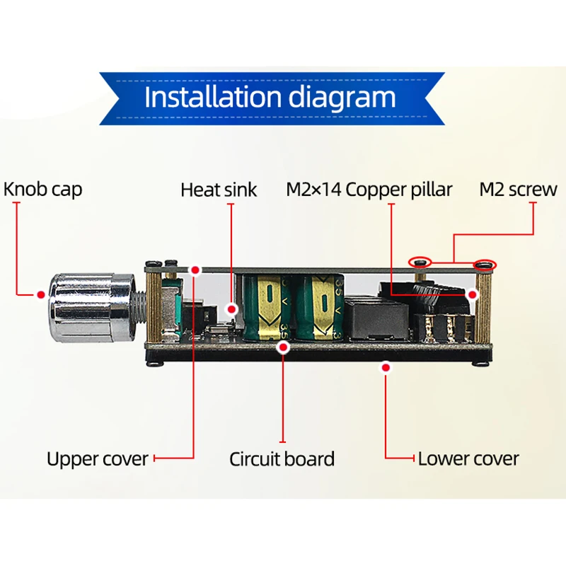A88M Bluetooth 5,0 беспроводной аудио цифровой усилитель мощности стерео плата 100Wx2 TPA3116 Bluetooth усилитель XY-C100H