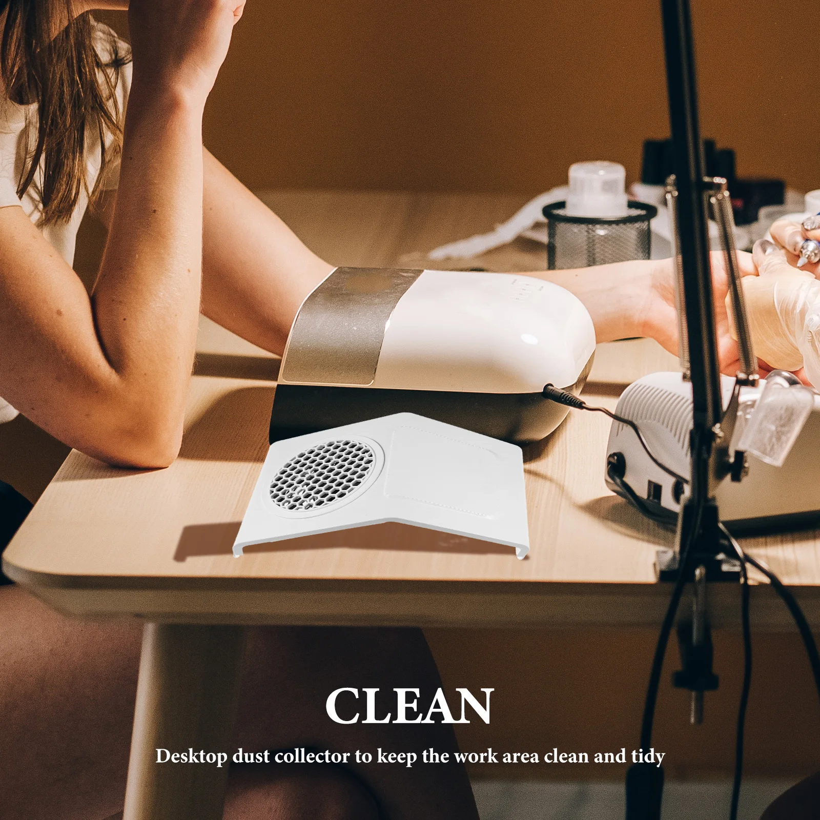 

Nail Vacuum Cleaner Manicure Art Dust Collector Us Plug for Nail Salon Dust Extraction Manicure Supplies Vacuum Cleaners