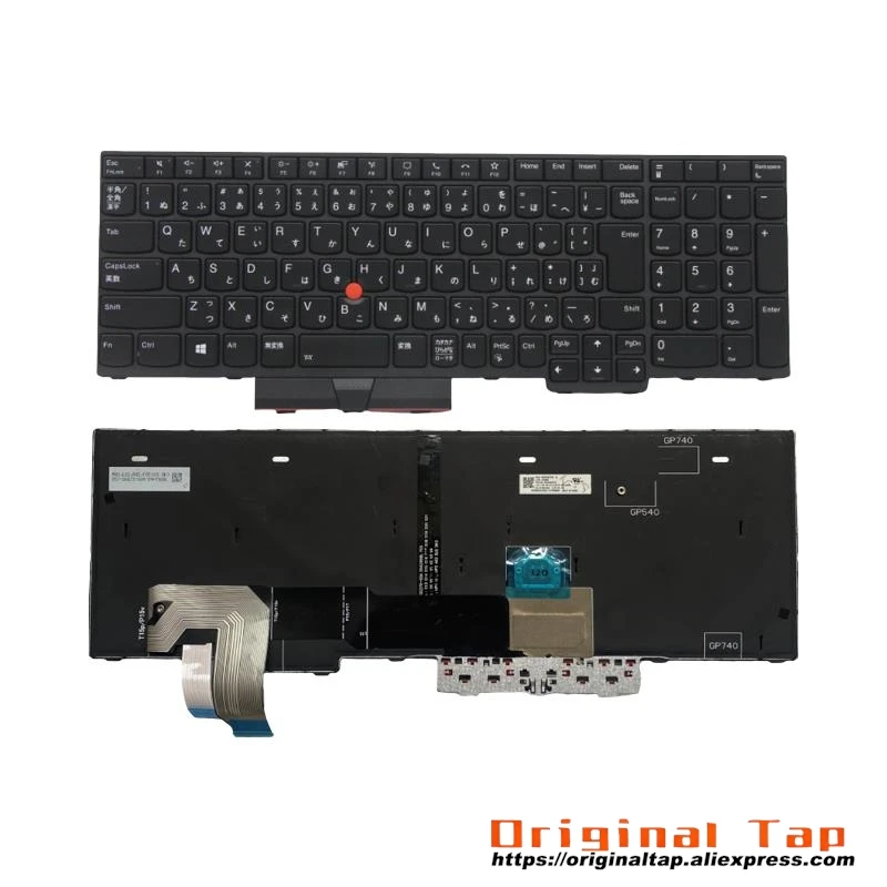 JP Japanese Backlit Keyboard for Lenovo Thinkpad T15p P15v Gen 1 2 3 5N20X22906 5N20X22978 5N20X22942