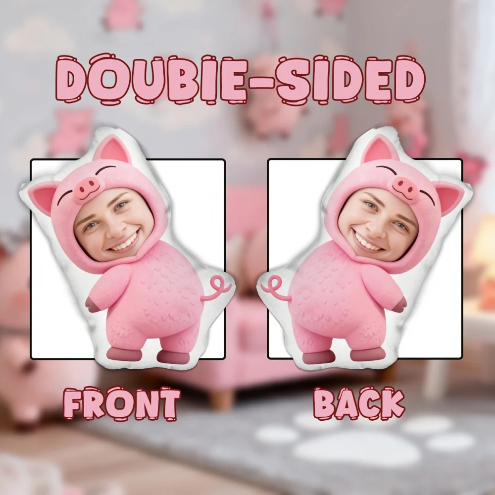 1Pc Personalized Custom Photo Couple Style Throw Pillow, Double-Sided Printed Design,Soft Plush Cushion with Insert,Perfect Gift