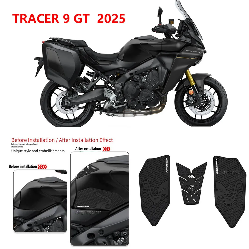 

Motorcycle Waterproof Fuel Tank Sticker pad Non-slip Side Rubber Stickers For YAMAHA TRACER 9 GT Tracer 9 gt Tracer 9 gt 2025