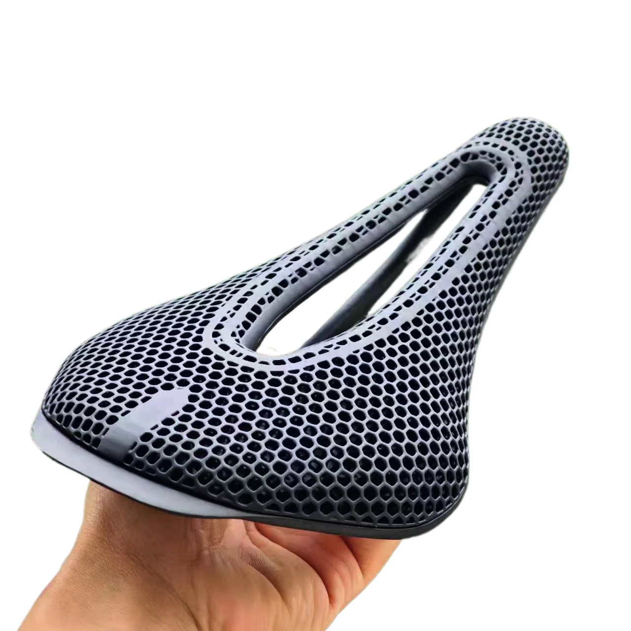 

New 3D Printed Carbon Bicycle Saddle Ultra Light Road Bicycles Racing Cushion Waterproof Durable Safety Ventilation Seat