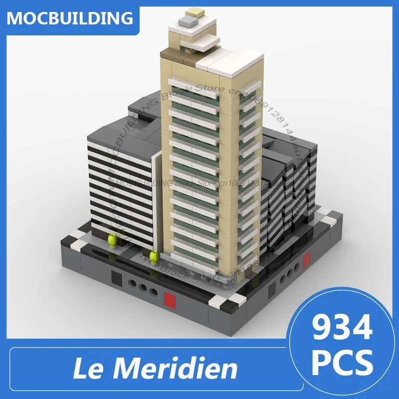 

Moc Building Blocks Le Meridien Architecture Model DIY Assemble Bricks Display Creative Collection Educational Toys Gifts 934PCS