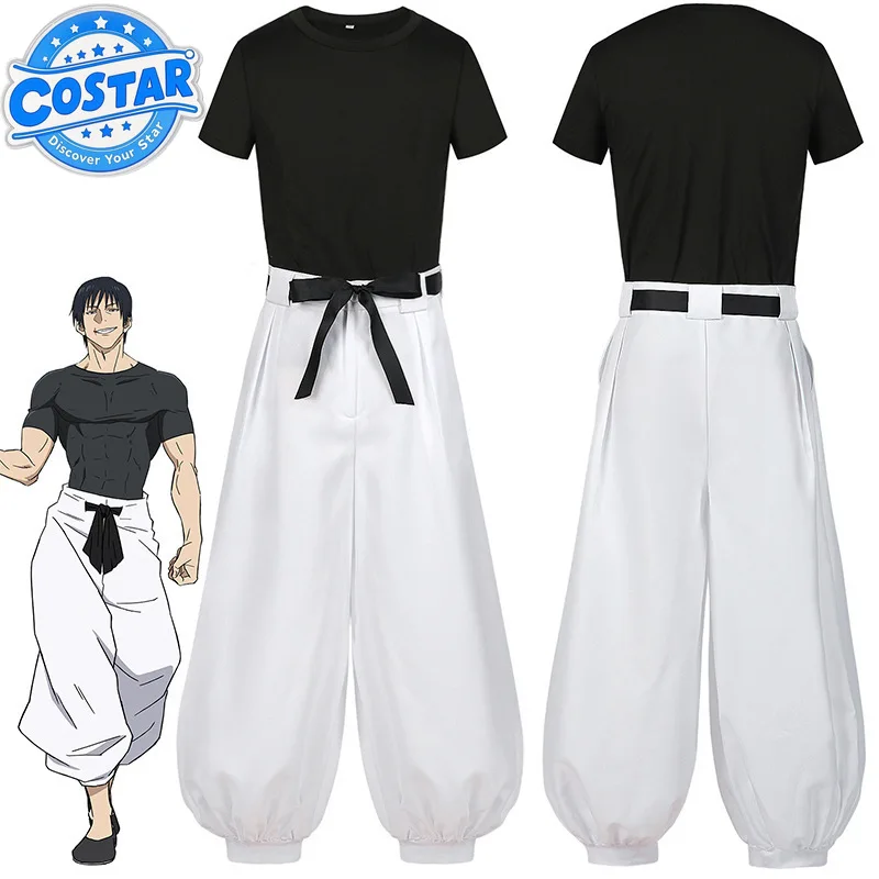 

Jujutzu Kaizen Cosplay Costume Fushiguro Toji Anime Clothes Halloween Costumes for Men Adult Itadori Yuji Gojo Satoru Customized