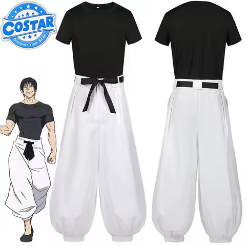 Jujutzu Kaizen Cosplay Costume Fushiguro Toji Anime Clothes Halloween Costumes for Men Adult Itadori Yuji Gojo Satoru Customized