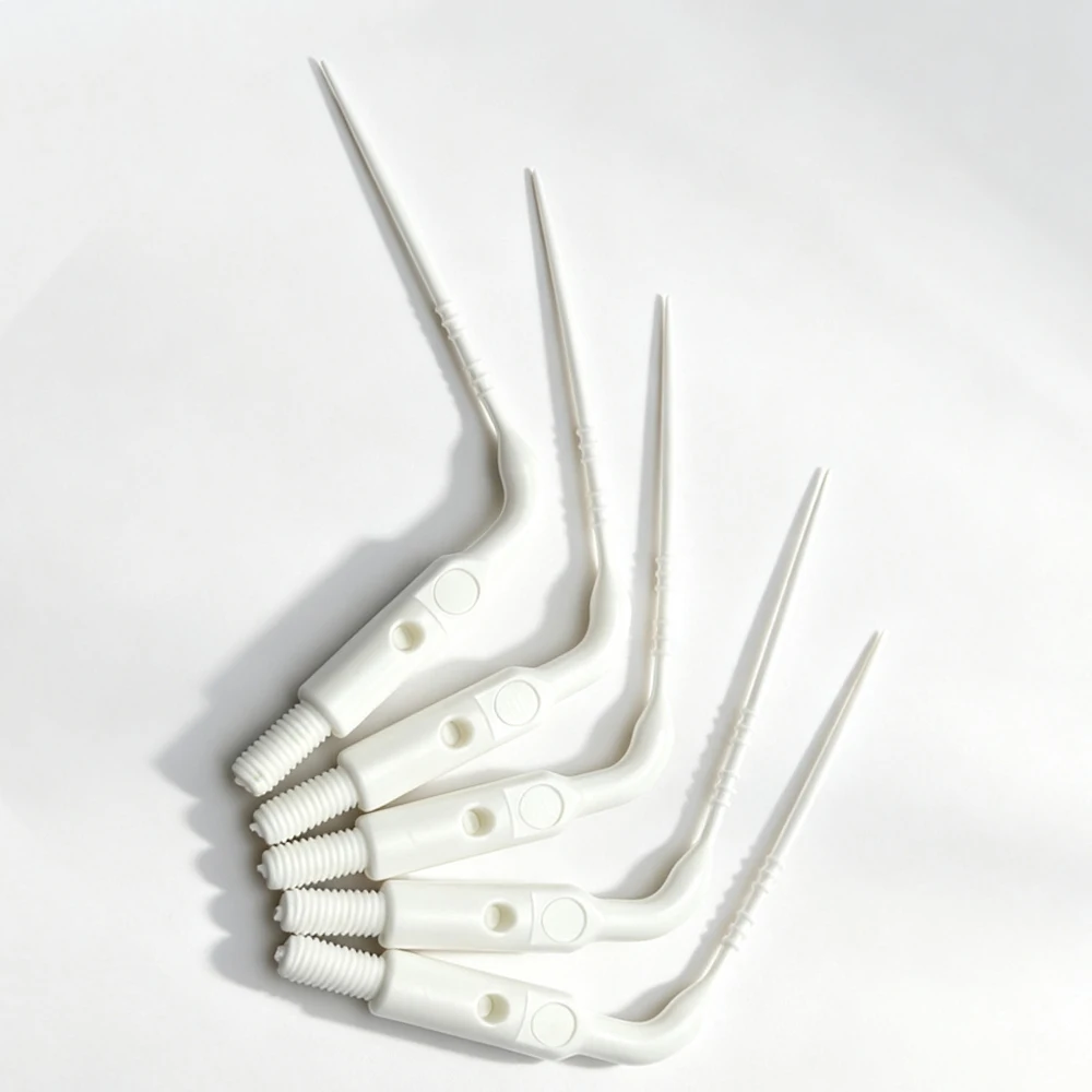 Dental Endo Irrigation Tips 5Pcs Sonic Powered Plastic Root Canal Therapy Compatible Ultrasonic Scaler Handpiece Endodontic