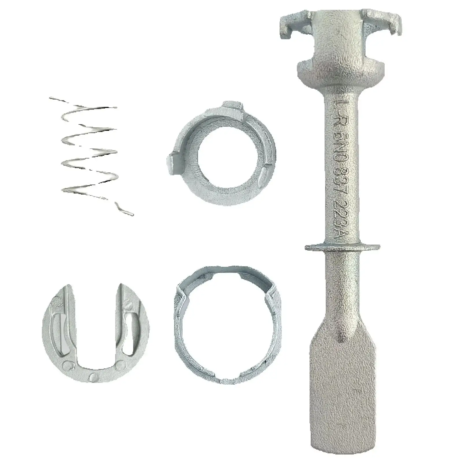 6N0837223A  Suitable for Volkswagen car door lock cylinder parts 5-piece repair kit tool
