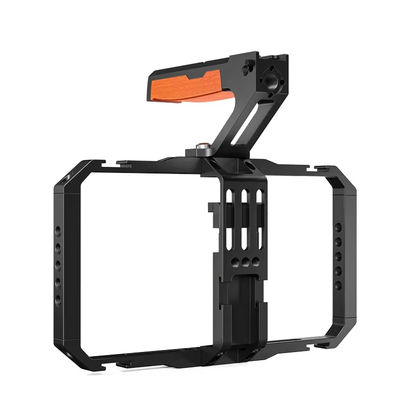 2025 BFT-01A Dual Handle Aluminum Handheld Stabilizer Smartphone Video Rig for Videomaker Film Maker Vlog Accessory