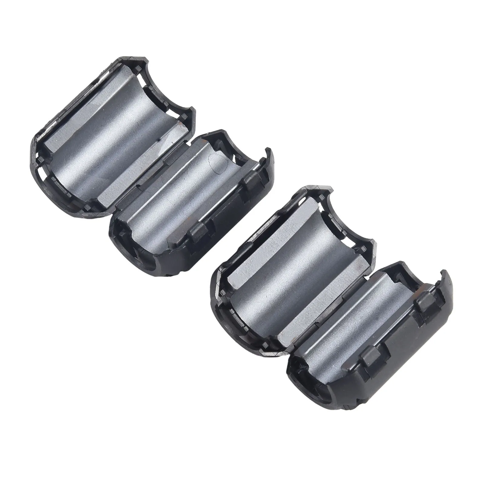 حلقات مرشح قمع الضوضاء الأساسية من الفريت 10 عبوات لتقليل RFI على هاتف USB Powerline Coaxial وكابلات الصوت