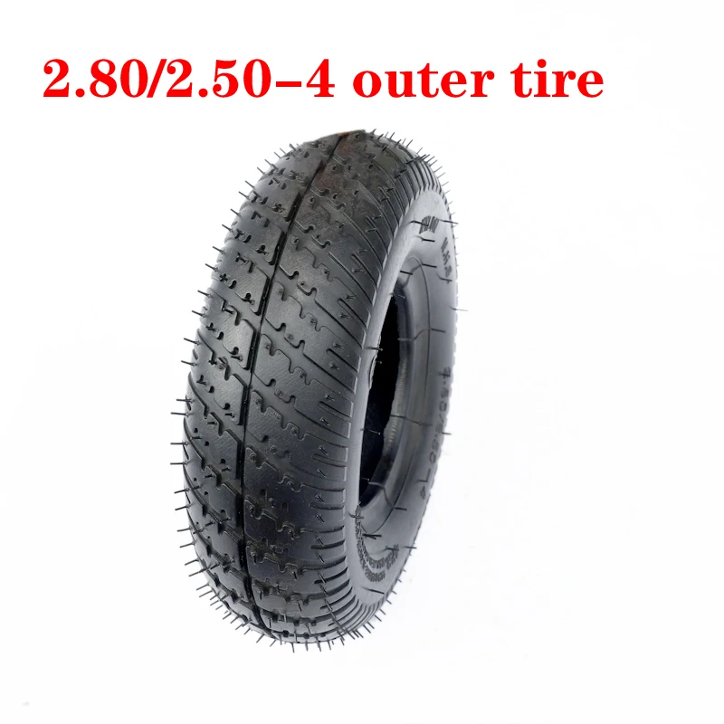 Tires 2.80/2.50-4 Outer Tires Inner Tubes for Gas/Electric Scooters ATV Elderly Mobility Vehicles Trolley Parts Pneumatic Tyres