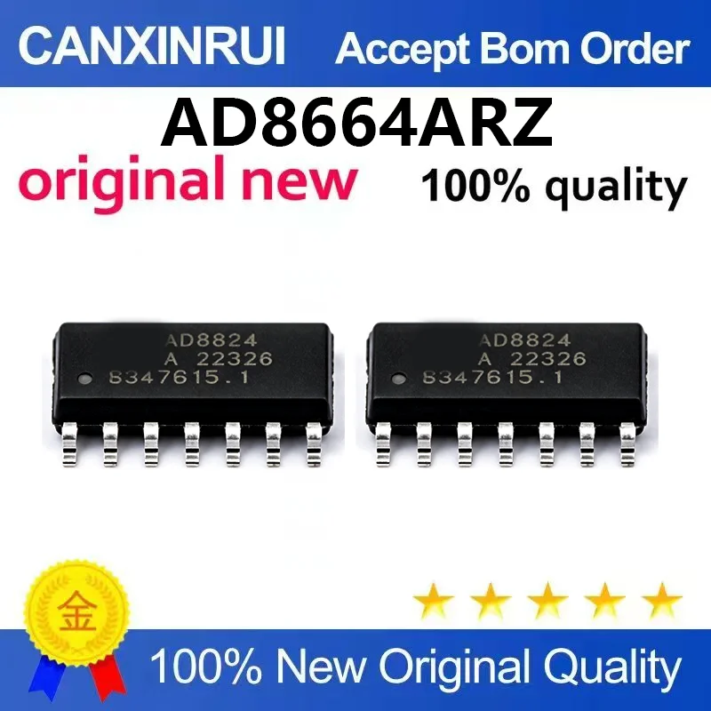 (5pcs-100pcs)Brand new original AD8664ARZ SOIC-14 amplifier chip