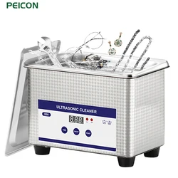 Ultrasonic Cleaner Glasses Cleaning Machine for Jewelry Watches Denture Tool Ultrasonic High Frequency Vibration Washing Bath