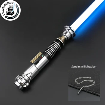 TXQSABER Replika miecza świetlnego LUKE EP6 Jedi Heavy Dueling Pixel RGB Laser Sword Smooth Swing FOC Blaster Light Sword for Cosplay