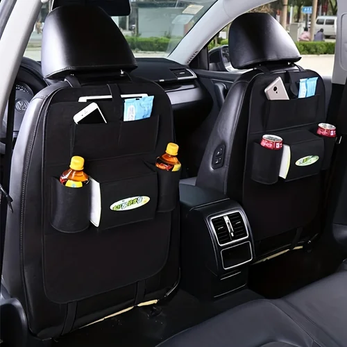 Bolsa de almacenamiento multifuncional de fieltro para coche, bolsa de almacenamiento para coche, caja de almacenamiento para respaldo de asiento de coche, caja de almacenamiento para coche