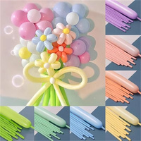 10/20/30pcs 260 Long Pastel Latex Balloon Macaron Colorful Pink Balloons Wedding Birthday Party Decor Baby Shwer DIY Kids Ballon