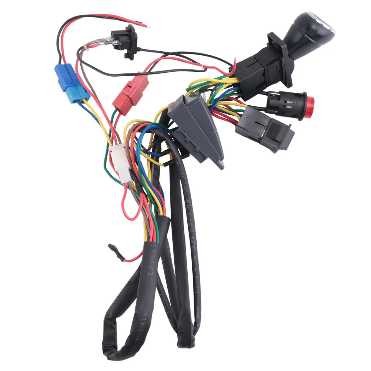 DIY Modified Wires and Switch Kit para carro elétrico, 4WD Ride on Toys Accessories, Single Line, Kids, Children