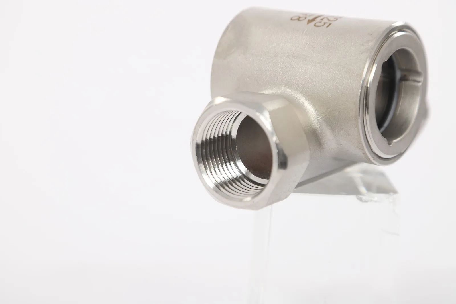 1'npt مؤشر تدفق المياه البصر مع المكره البلاستيكي الفولاذ المقاوم للصدأ 304 جديد!