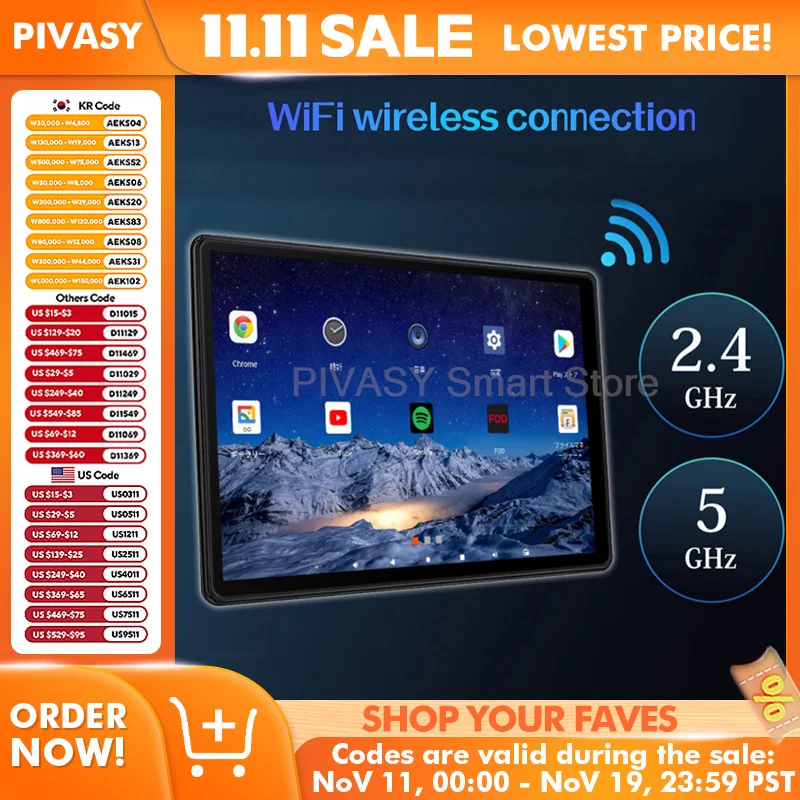 تلفزيون صغير محمول 14 بوصة شاشة مسند رأس السيارة IPS أندرويد 2G + 32G HD شاشة تعمل باللمس واي فاي مقعد خلفي للسيارة مشغل فيديو موسيقى الفيلم