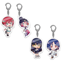 Anime Characters GQuuuuuuX Amate Machu Kawaii Acrylic Gundam Keychain Set Keyring Hanging Accessories For Cosplayer Key Chain