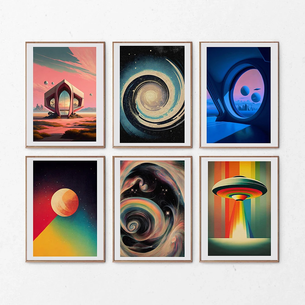 Retro Sci-Fi Surrea… - image