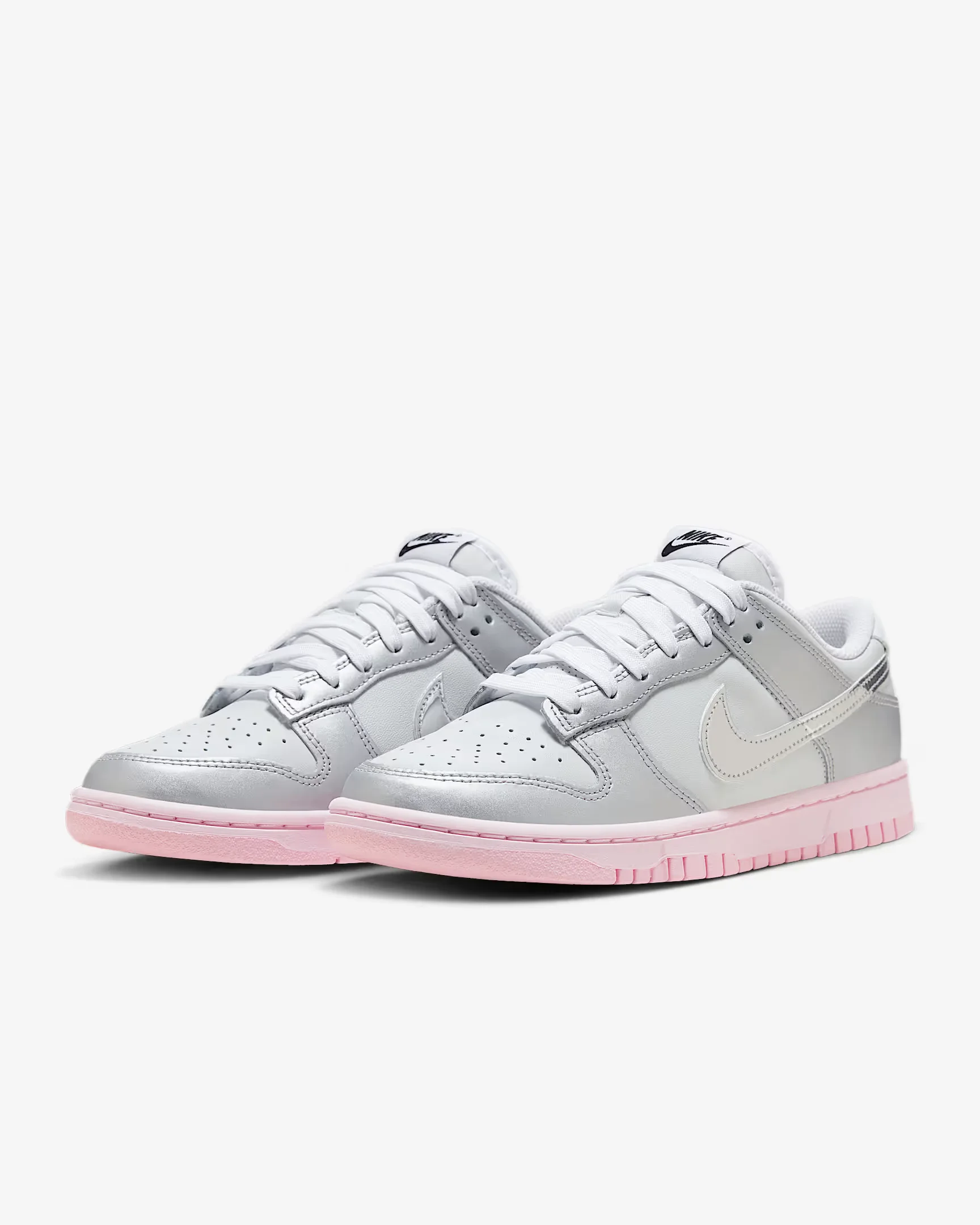 

Женские туфли на плоской подошве серебристого цвета Nike Dunk Low, удобная низкопрофильная обувь для женщин HM3698-006