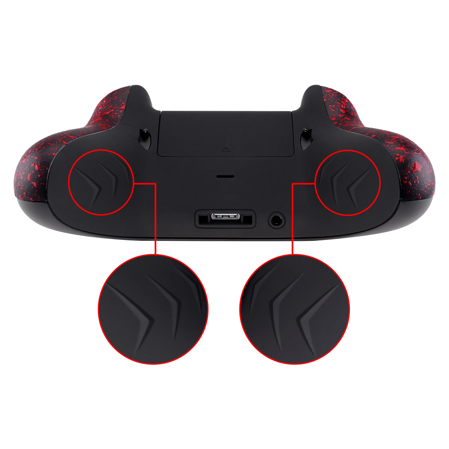 Extremerate Flashshot Trigger Bodem Shell Kit Back Shell & Handvat Grips & Dual Trigger Sloten Voor Xbox One S & een X Controller