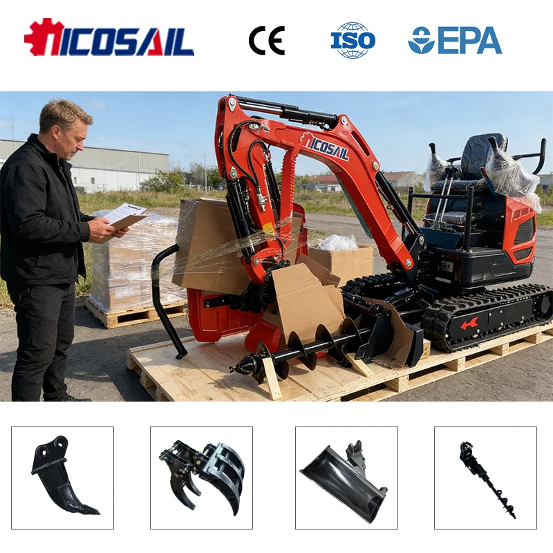 

Мини-экскаватор Minikoparka 1,8 тонны для малого бизнеса, домашнего сада и проектов малого бизнеса