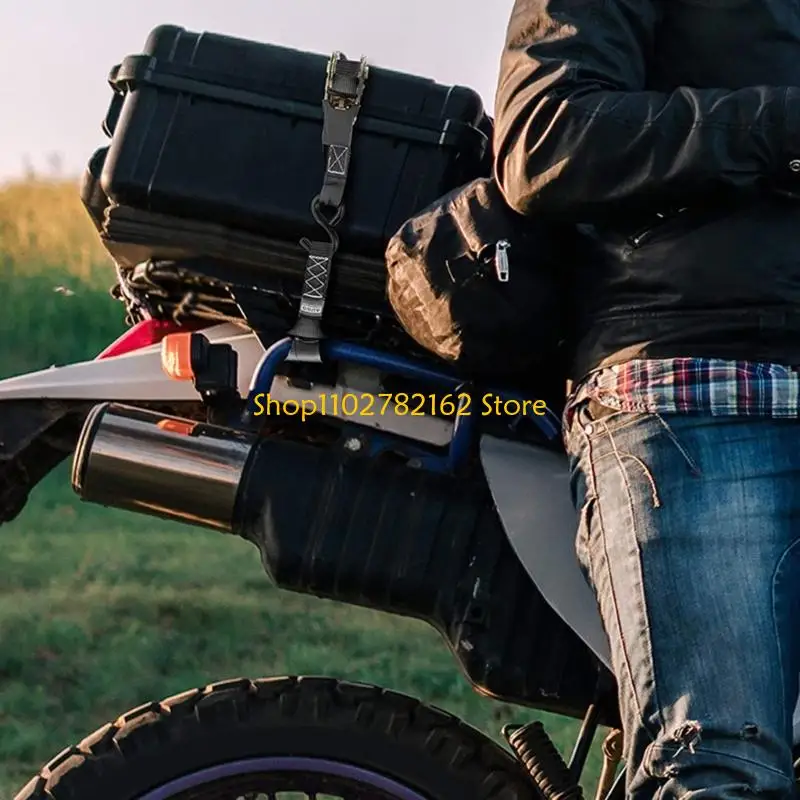 

547B Mutipurpose Tie Down Luggage Straps Heavy Duty Belt for Securing ATV Motorcycles Dirt Bikes Soft Loop Tie Down Straps