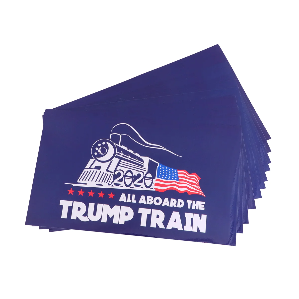 20pcs 2020 Trump Train Sticker Creative United States Presidential Election Car Label Train Design Automobile Decal Automobile D