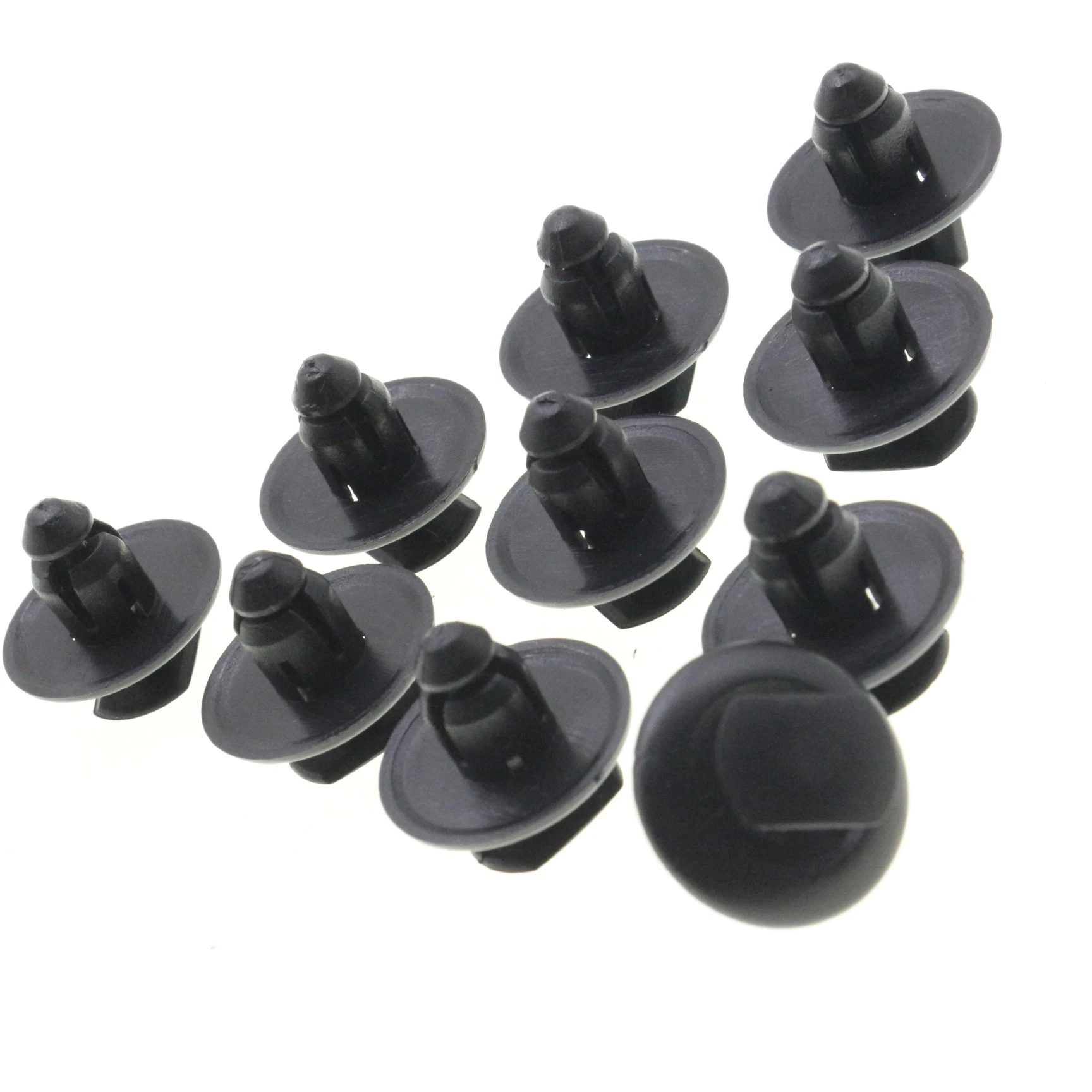 

10 шт. фиксаторы зажимов для отделки задней двери для Infiniti G20 1999-2002 гг. | 84995-3J001 Черная нейлоновая нажимная застежка