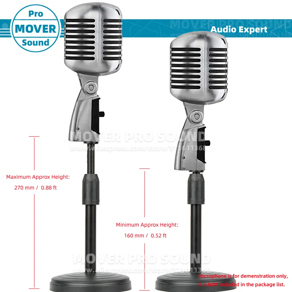 テーブルデスクトップホルダーマイクスタンド Shure 55 SH 55SH II