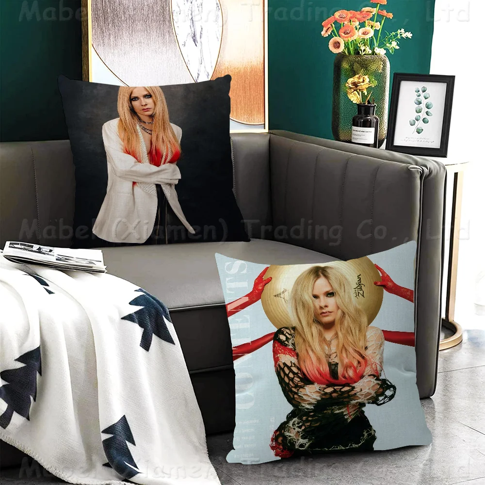 Avril Lavigne Pillow Cover For Bedroom Room And Living Room Sofa Decorative Cushion Cover