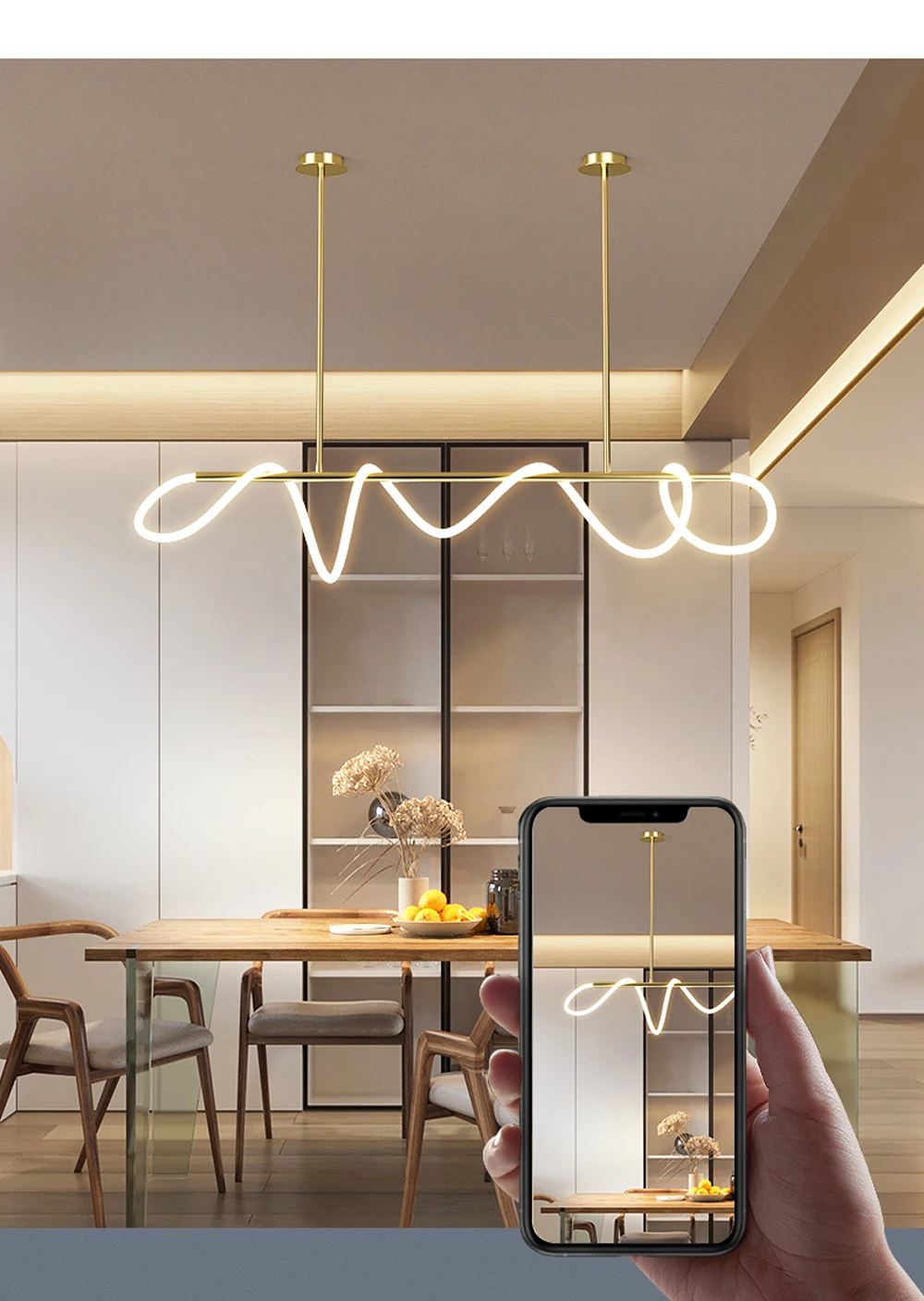 Black White Chrome Golden Chandeliers