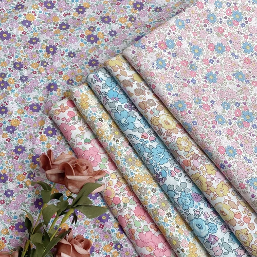 148x50cm Betsy Floral 100% tela de algodón Vintage Floral costura de algodón vestido DIY primavera y verano mantel sofá toalla tela