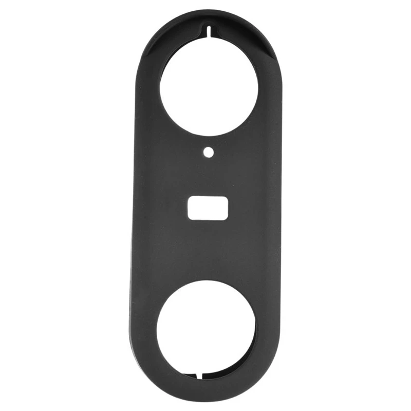 Silicone Case Designed for Google Nest Hello Doorbell Cover (Black) - Full Protection Night Vision Compatible