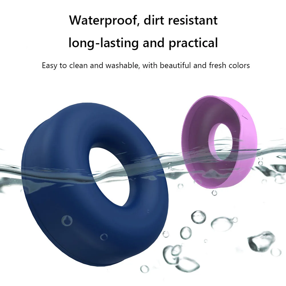 1 par de almohadillas de silicona para auriculares, almohadillas impermeables para auriculares, almohadillas resistentes a la suciedad, funda lavable de repuesto para Sony WH-CH520