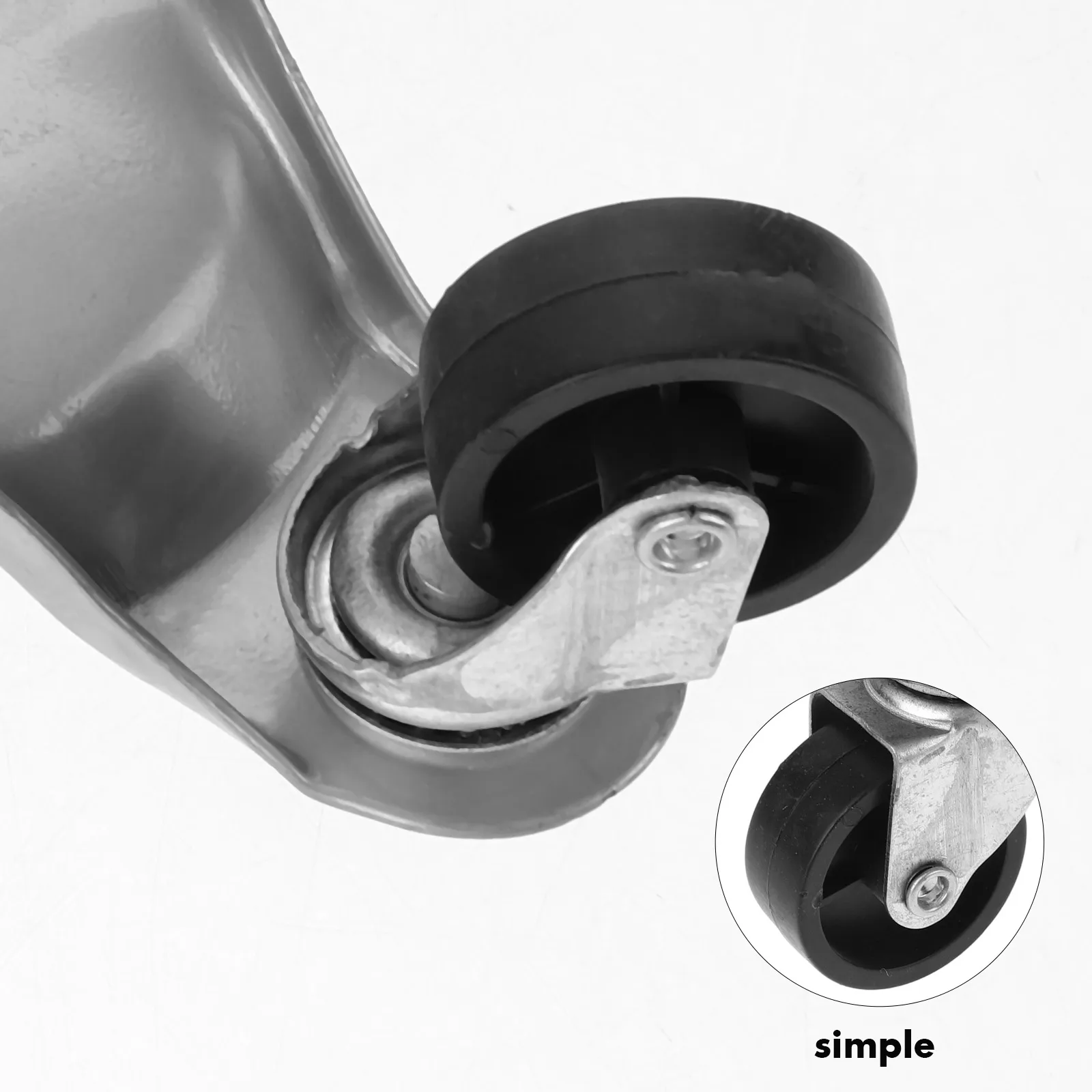 

Heavy Duty Furniture Dolly 3-Wheel Mover For Appliances Wood Floors Swivel Wheels No Assembly Needed Home Office Warehouse