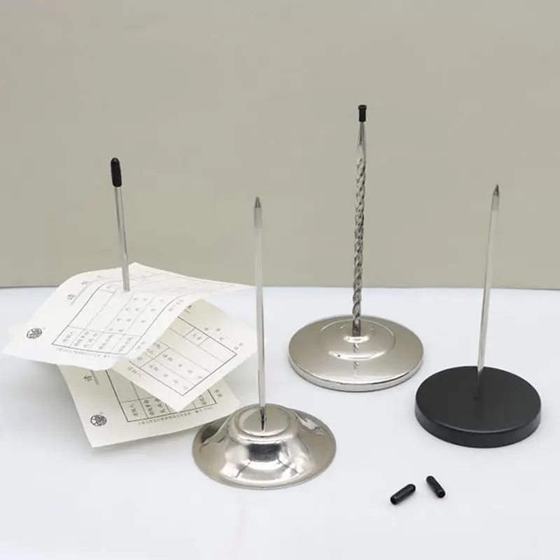 Receipt Holder, Paper Memo Holder With Safe Blunt Tip For Office Shop Storing Bills Invoices Memos