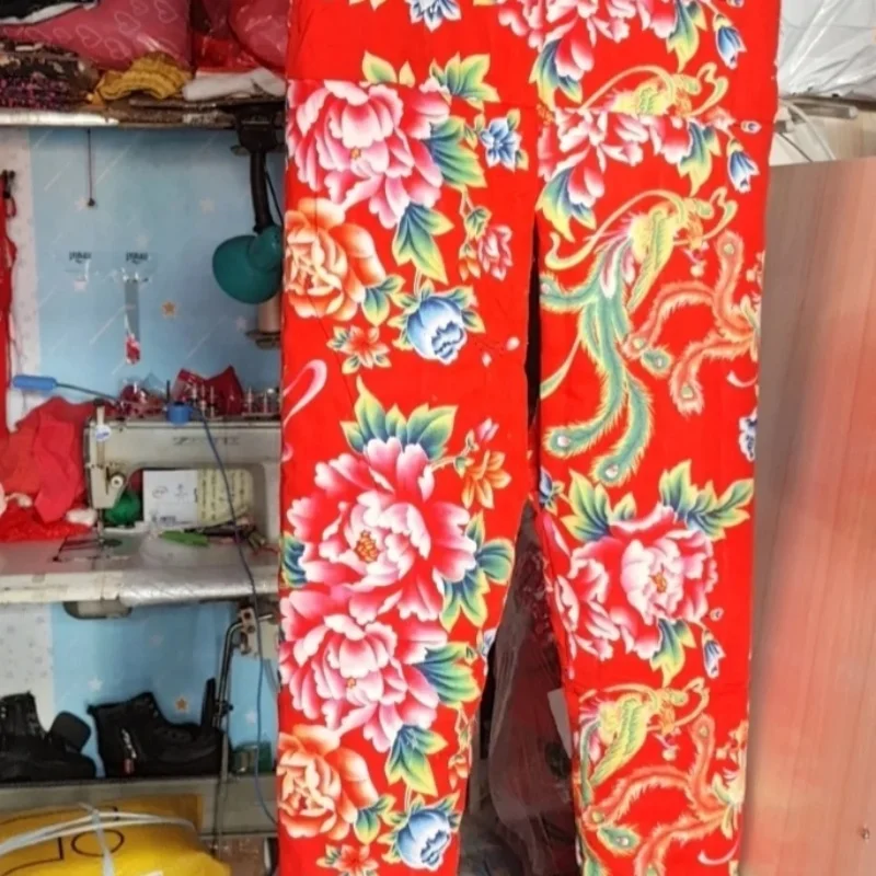 

Handmade Men Floral Filled Cotton Jumpsuit ABDL Sexy Adult Onesie Puffy Warm Bodysuit Women Party Private Club Sexy Costumes BF