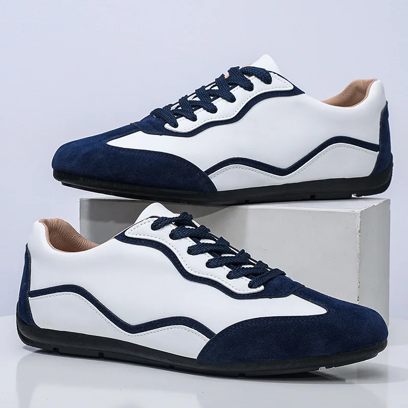 Fashion Men Shoes High Quality Versatile Casual Shoes Men Flat Sneakers Outdoor Comfortable Lace-up Walking Shoe Tenis Masculino