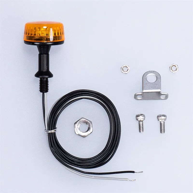 المعادن تحذير ضوء الدورية مصباح 2RL-012 ل 1/14 تاميا مركبة يتم التحكم بها عن بُعد سكانيا بنز فولفو رجل لتقوم بها بنفسك شاحنة قلابة أجزاء التحكم عن بعد #5