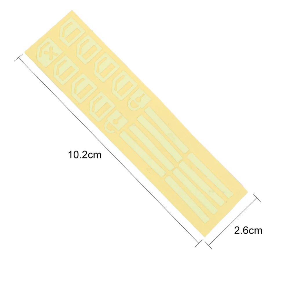   ملصق مضيء متين مثبطات اللهب ملحقات السيارة الداخلية نافذة السيارة رفع ملصق مفتاح مقاوم للماء الفلورسنت