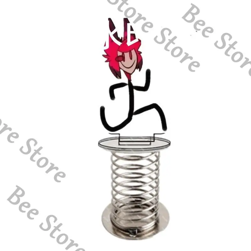 

Anime Hazbin Hotel Alastor Cosplay Cartoon Acrylic Ornament Desktop Decoration Spring Signboard Collect Gifts Shake Accessories