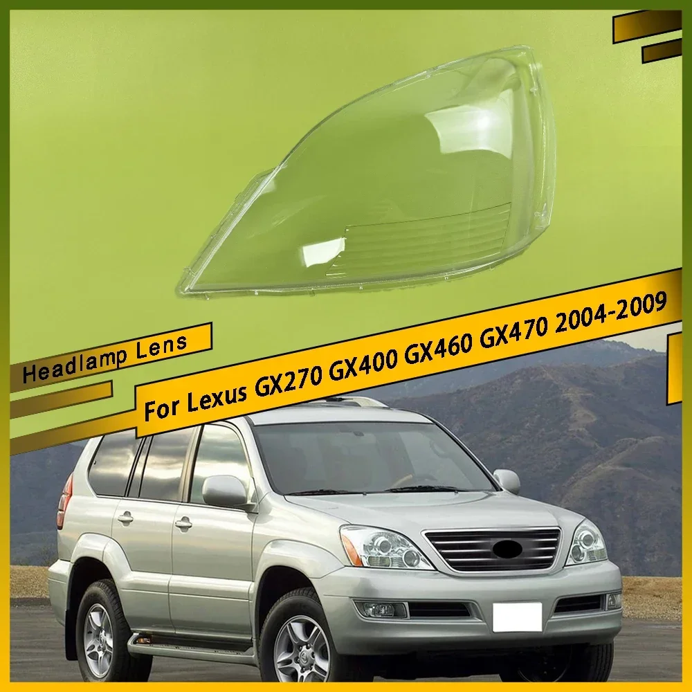 

Для Lexus GX270 GX400 GX460 GX470 2004-2009 крышка фары прозрачная маска линза абажур корпус фары из плексигласа