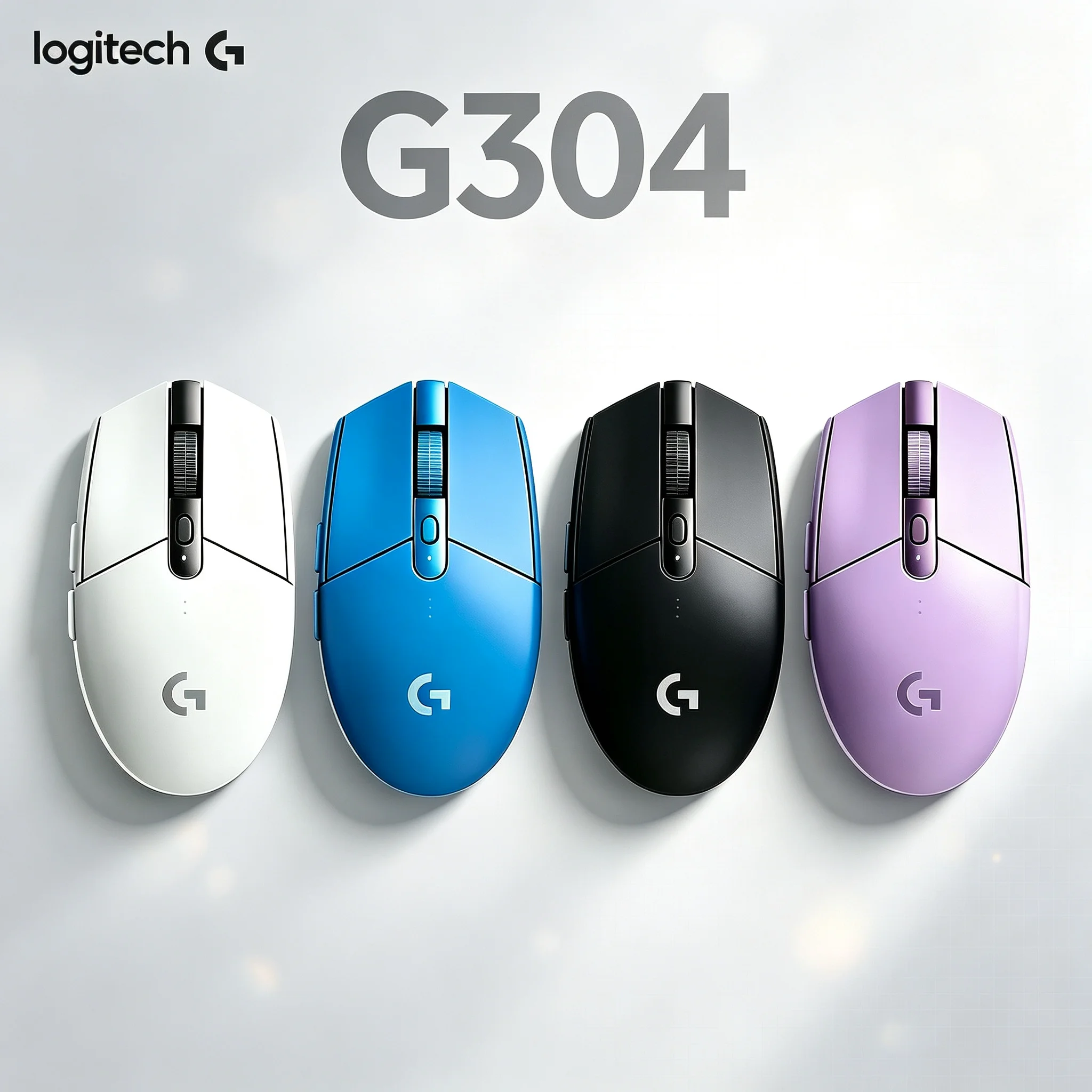 Logitech G304 Wireless Gaming Mouse Reliable Wireless For CS2 PUBG Valorant LOL MOBA FPS Game