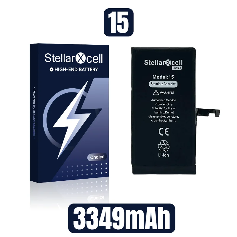 StellarXcell Choice Batterij voor iPhone Batterij IPse3 11 12 13 14 15 plus pro mini promax 100% Originele Kwaliteit Originele capaciteit